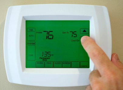 Thermostat service by On Time Heat and Air